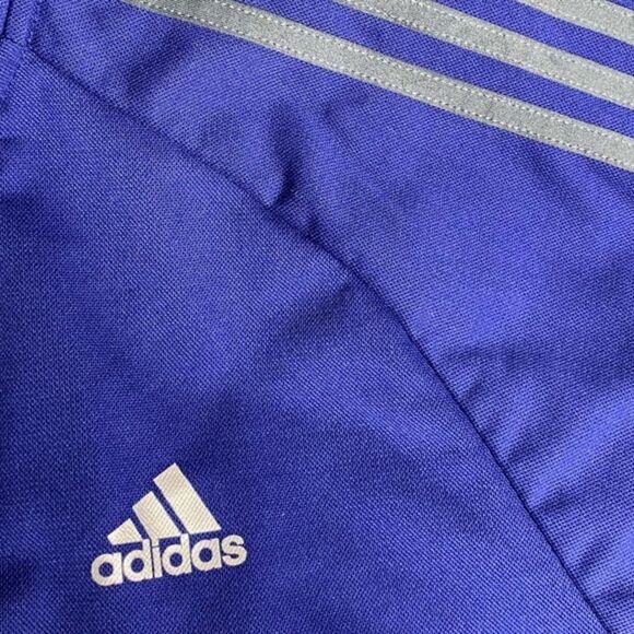 Adidas Track Jacket Mens Size Large Zip 3 Stripes On Shoulder Athleisure Classic - Picture 7 of 8
